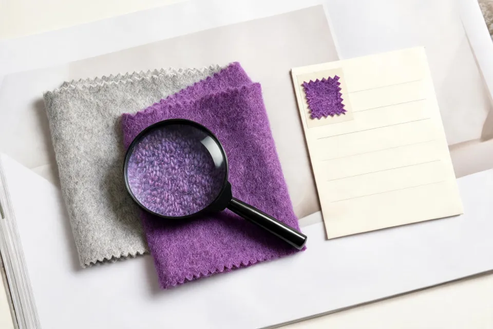 Featured wool fabric selection note