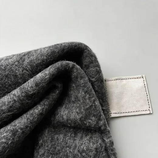 Wool flannel surface and drape